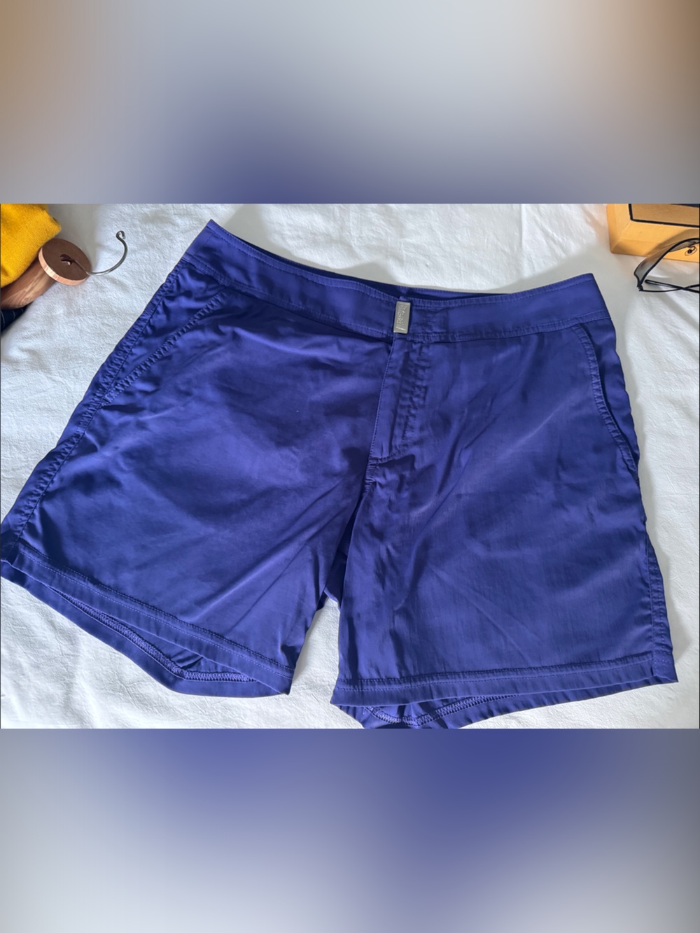 Men Vilebreuin Purple Swim Shorts